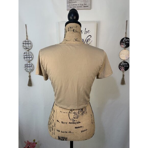 (A-24) Short sleeves womens top forever 21 size M strech - Picture 4 of 7